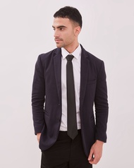 VALINO DASI FORMAL HITAM POLOS PRIA - V-DJCS12-B9