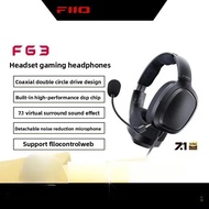 FiiO FG3 Game E-sports HiFi Headset Dual-acting Coil High-resolution 7.1-Channel Wired Headphone Wit