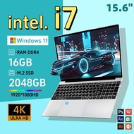 15.6-inch Windows 11 laptop Intel i7 8500Y 16GB DDR4 1TB 2TB SSD office learning gaming laptop finge