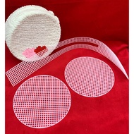Canvas Set to make round bags Crochet Set Beginner Kit