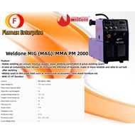Weldone MIG (MAG)/MMA PM 2000 Welding Machine/Mesin Kimpalan