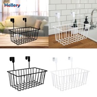 [Hellery] Metal Storage Basket for Over-cabinet Doors, Wire Basket, Hanging Basket, Shelf, Multi-pur
