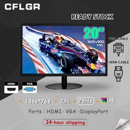 Monitor PC 27Inch Curved Monitor Gaming 75HZ Wiht 24Inch  VGA HDMI Lcd Monitor FHD 144HZ Display Scr