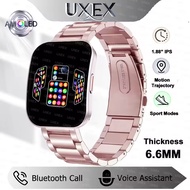 New 3D Curve HD AMOLED Smart Watch Ultra Thin Lady Fashion Elegant Bluetooth Health Women Smartwatch