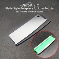 【Limited stock】 12pcs Style Polepiece For Line Bobbin Of Mini Humbucker 58x16.5mm Pickup Metal Slug 