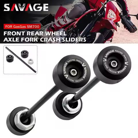 For GasGas SM700 ES700 2022 2023 700SM Axle Sliders Wheel Fork Crash Protector Pad Motorcycle 700 SM