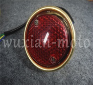 ไฟท้ายรถจักรยานยนต์แบบวินเทจ Pure Copper CB SR400 Grasshopper CB400SS Tian Jun GN250 ไฟเบรกหลังแบบแย