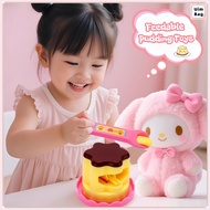 Children's Toys Set Pudding Feeding Toys Japanese Pudding Suap Pudding Pretend Play Toy Decompressio