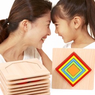 [AIYU]Children's Puzzle Geometric Shape Cognitive Puzzle Early Education Wooden Puzzle Matching Toy