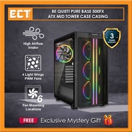 Be Quiet Pure Base 500FX ATX Mid Tower Case Casing with 4 Pre Installed Light Wings PWM Fans - Black
