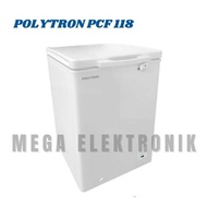POLYTRON PCF 118 Chest Freezer Box 100 Liter KHUSUS JABODETABEK