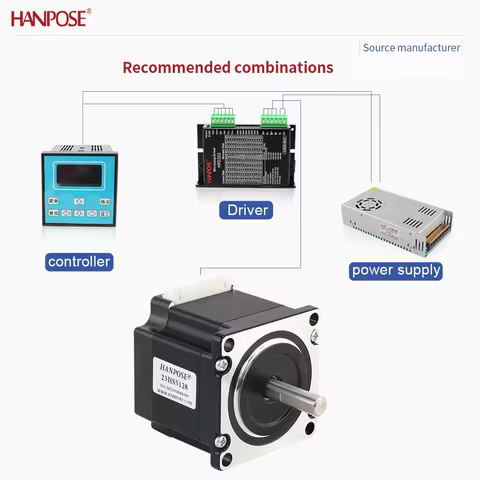 Precision stepper motor 1.01N.m 2.8A body height 56mm NEMA23 23HS5128 Automation equipment assembly 