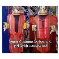 Igorot Costume for Boy and Girl Complete Set
