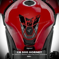 New Hornet 500 Motorcycle Fuel Tank Protection Kit 3D Sticker for CB500 Hornet 2024 2025 2026