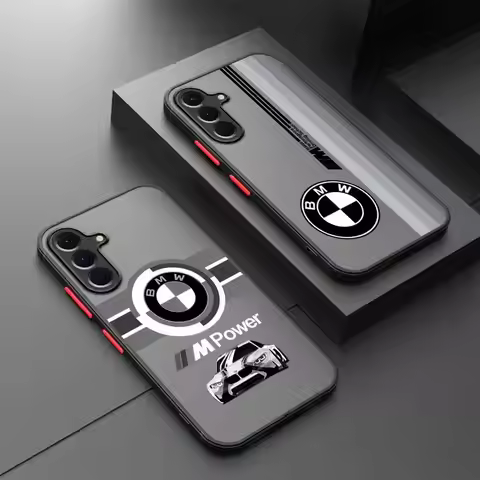 Brand B-M-W Car Case for Samsung Galaxy A70 Note 20 Ultra 10+ 9 8 A06 A30s A50 A05s A13 A16 A14 A15 