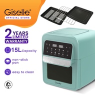 Giselle 8-in-1 Digital Air Fryer with Front Door Design  Touch Sensor Timer Temperature Control (15L1400W) - KEA0271