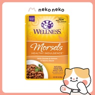 Wellness Healthy Indulgence Morsels Chicken & Salmon Wet Cat Food, 3 oz
