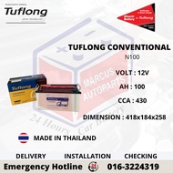TUFLONG CONVENTIONAL N100 AUTOMOTIVE CAR BATTERY