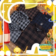 KEMEJA COTTON.ID - ORIGINAL PREMIUM QUALITY LONG SLEEVED MEN'S FLANEL SHIRT - COTTON.ID HEM SQUARE S