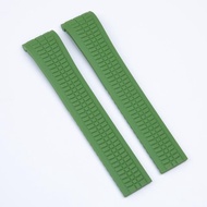 61821mm Soft silicone Rubber Watchband For Patek strap for Aquanaut Philippe series 5164a 5167a Watc