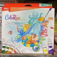 [Free tray+brush] DELI C18-12/C18-24 tube watercolor, colorun, capacity 5ml