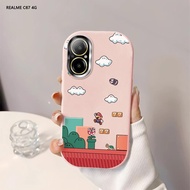 Softcase Untuk Realme C67 C65 C55 C53 C51 C35 C21Y C25Y Game Mario Back Cover Case Soft Original Liq