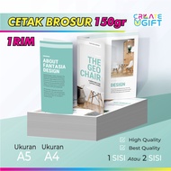 Print Brochure 1ream/500 Sheets | Size A5/A4 ARTPAPER Paper 150 GSM