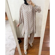 Setelan Dealova Tunik Rayon Premium Oneset Wanita Mosa Batik