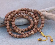 DharmaObjects Tibetan Buddhist Meditation 108 Beads Genuine BODHISEED MALA for Compassion