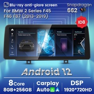 BMW 2 Series F45 F46 F87 Android Player ID8 ID7 Interface Snapdragon 662 Octa Core Apple Carplay And