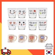 [sj_shop] KOREA Lettering SOJU glass 8 set / drinking glass / Korean alcohol / Soju / Jinro