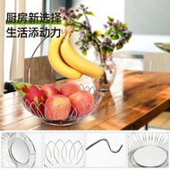 Stainless Steel Fruit Basket Living Room Metal Vegetable Kitchen Stainless Steel Hanging Fruit Baske
