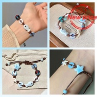 Dopamine Colored Small Fish, Conch And Star Beaded Bracelet, Niche, High-value, Versatile, C7i0