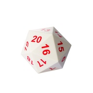 new Cusdie 80MM Foam D20 Dice New Decompression Dice Big Size Elastic Unzip Polyhedral Dice for Reli
