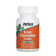 Now Foods Iron Complex 100 Tablets