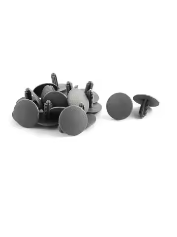 X Autohaux 10/20/30/40/50Pcs 7x17x24mm 7x30x25mm Gray Plastic Splash Guard Moulding Rivet Fastener R
