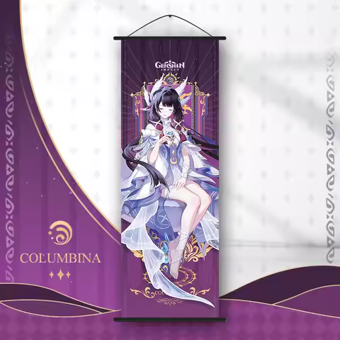 Fashion Game Figures Poster Hangin Scroll Nefer Sandrone Lauma Kyryll Chudomirovich Flins Columbina 