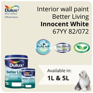 Dulux Interior Wall Paint - Innocent White (67YY 82/072) (Better Living) - 1L / 5L
