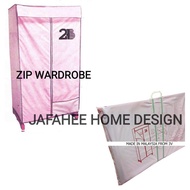 【JFE】 Zip Wardrobe with Strong Steel Structure/ZIP ALMARI/ALMARI HOSTEL/ALMARI KAIN (random color)