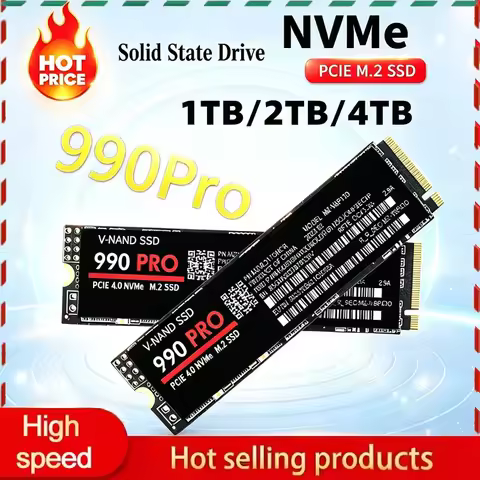 SSD High Speed 990 PRO PCIe 4.0 NVME 4.0 M.2 2280 1TB 2TB 4TB SSD Internal Solid State Hard Drive Fo