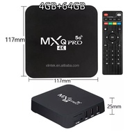 4K/HD กล่อง ดิจิตอลtv MXQ Pro Smart Box Quad Core Android10 RAM8G+128GB  Wifi ดูบน Disney hotstar YouTube Netflix  TV  สมาร์ททีวีกล่องแอนดรอยน์ สมาร์ท ทีวี ทำทีวีธรรมดาให้เป็นส