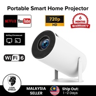 (MY) LionShield Portable Smart Home Projector HD 720p with Bluetooth Wifi AirPlay Chromecast