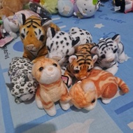 [Original] Real Animal Keychain and Doll | Amuse NB Plush Realistic Animal Tiger Cat Leopard Japan S