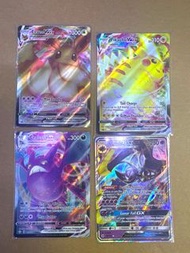 PTCG 美版 比卡超+伊貝 promo/vmax crobat/ Lunala Gx  $280/4 包郵 (送大量白卡銀閃）