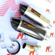 AKRAPOVIC CARBON Exhaust Slip On Pipe Exhaust CBR150R CB150R NINJA250 R25 MT25 CBR250R CBR
