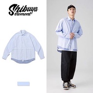 shibuya element 條紋襯衫 藍色