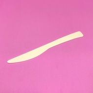 100pcs Plastic Mooncake Knife Cake Slicer / Swiss Roll Butter Cake Knife (Beige/Cream)