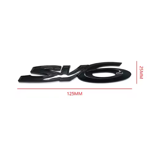 VE VF Commodre SV6 Boot Tailgate SV6 Car Badges Emblem