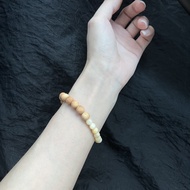 Walking Perfume Handmade Cypress Wooden Beads Jade Play Bracelet Natural Stone Beaded Bracelet Brace