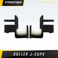 TERBARU!!! Roller J-Cups STRENGTHBAE - J-Hook Spin Untuk Power Rack